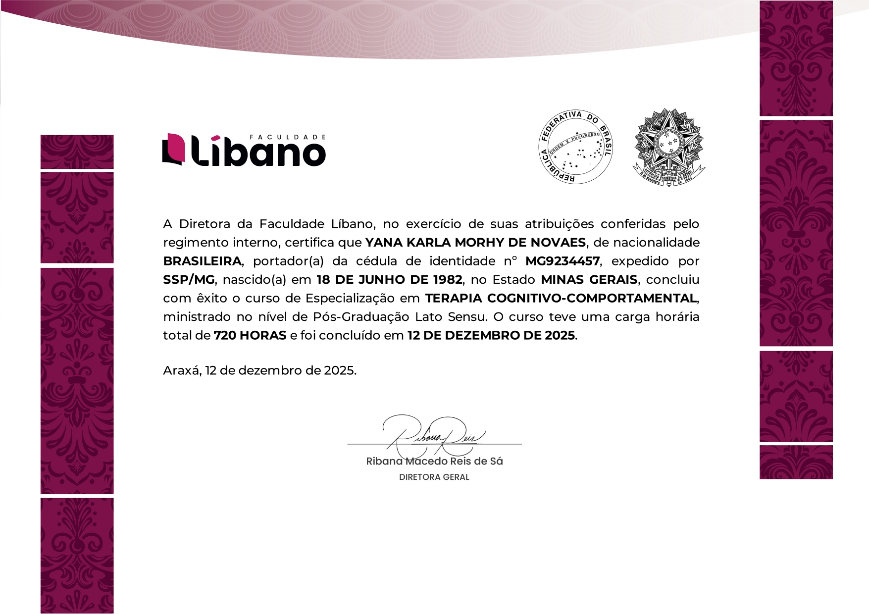 Certificado - Terapia Cognitivo-Comportamental - Líbano_page-0001